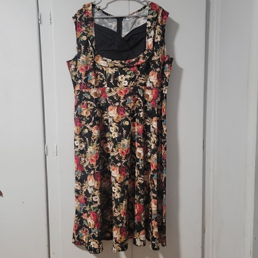 Retro Floral Dress